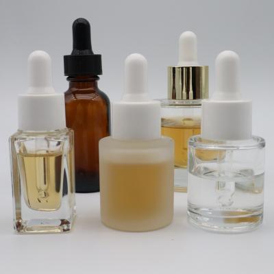 China Best Selling Luxury Cosmetic 10ml 20ml 30ml Square Shape Essential Oil Glass Dropper for sale