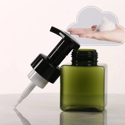 China 200ml 250ml Colorful Plastic Shampoo Foam Pump Bottle Cosmetic Luxury Foam Pump Soap Dispenser for sale