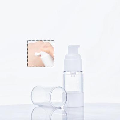 China 15ml 30ml Cosmetic Eco-Friendly Plastic Cosmetic Spray Lotion Serum Container Airless Pump for sale
