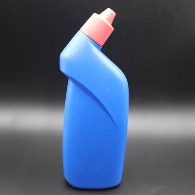 China Household Products 500ML 700ml Factory WC Gel Liquid Plastic Bottles For Toilet Bowl Cleaner for sale