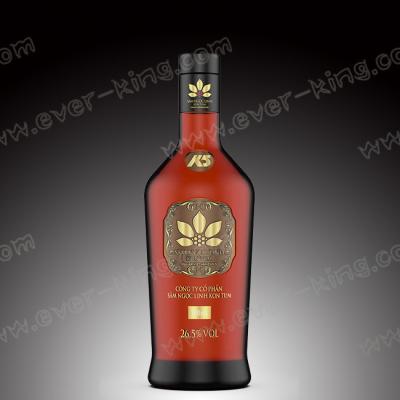 China Super-Wodka-Glas-Flasche Flint Clears 750ml leere für Alkohol zu verkaufen