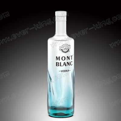 China Offsetdruck-Alkohol-Wodka-Geist-Glasgewohnheit mit Aluminiumkappe zu verkaufen
