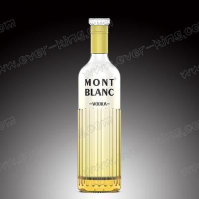 China Starke untere Luxuswodka-Glas-Flasche 500 ml 700 ml 750 ml zu verkaufen