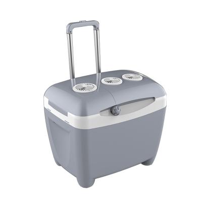 China 50L Portable Mini Thermoelectric 12v 240v Electric Cooler and Warmer Box for Car 413*323*443mm (26L) for sale