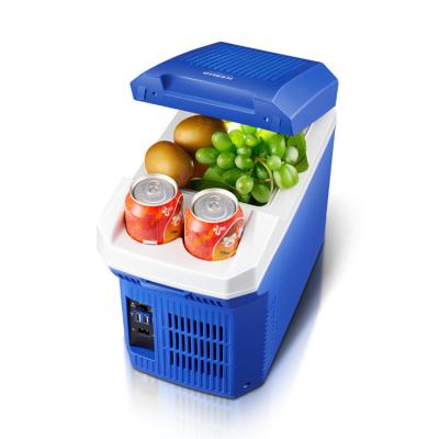 China Car Thermoelectric Useful Fridge AQ-8L Mini Fridge With USB 5V Small Vegetables Cooler Box for sale