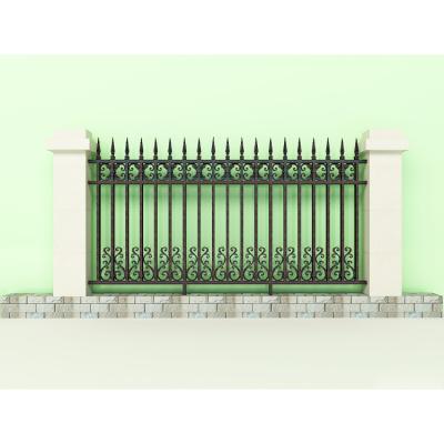 China Fectory Direct Selling Aluminum Alloy Easily Assembled Villa Fencing Aluminum Balcony Yard Railinge Outdoor Garden Railing for sale
