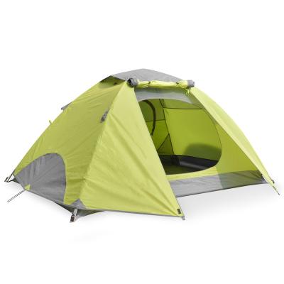 China Tube Type Tent Stake 1-2 Person Beach Tent Double Layer Sunshade Dome High Quality Camping Tents for sale