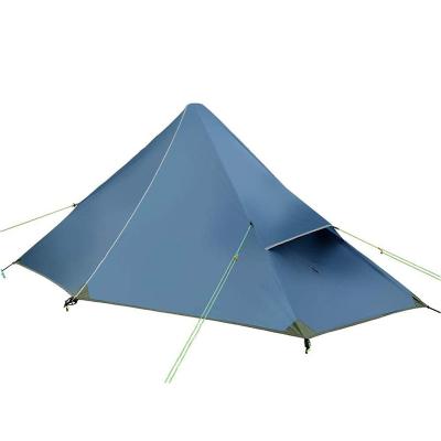 China Straight Bracing Type Double Layer Backpacking Tent Ultralight Waterproof Cycling Camping Tent for sale