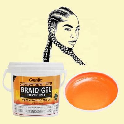 China Grande tamanho Sem resíduos de trança Gel de bloqueio forte máximo de retenção Gel de cera Cuidados com o cabelo para dreadlocks Silky Shine Wave Pomade à venda