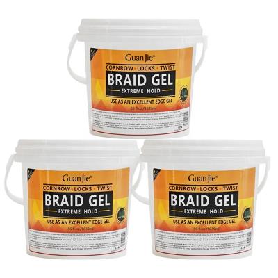 China Gel de bloqueio Twist Locks Hold Smooths Tames Frizz Flake Free Soft Finish Edge Control 56oz Styling Gel 24 horas Hold à venda