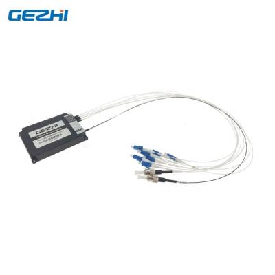 China Data Center 1*8 CWDM Single core fiber 1470~1610nm Passive Multiplexer Splitter WDM CWDM Mux Demux Module LC/UPC ST/UPC with Express Port for sale