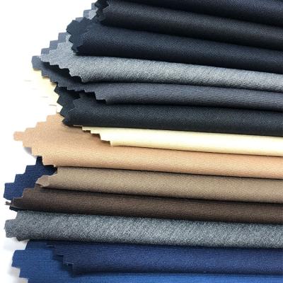 China Popular anti pill poly fabric in summer in stock ready for men's suit TR merino textile in China factory for sale