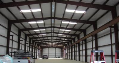 China Industrial Steel Buildings Size 100' X 80' With H Section Beams Warehouse for sale