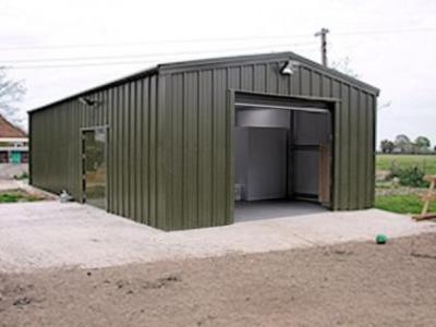 China Dairy Farm Building with Insulated Steel Walls for sale