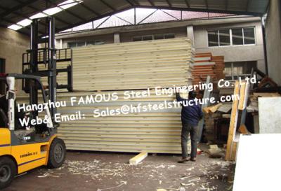 China High Airtightness Seafood Commercial Walk In Freezer Insulated Panels PU Sandwich Panels Width 960mm for sale