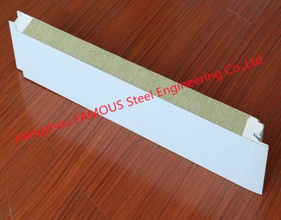 China Grado A1 de la resistencia de fuego del panel del tejado del Borde-lacre de la PU de las lanas de roca de FASECBUILDINGS en venta