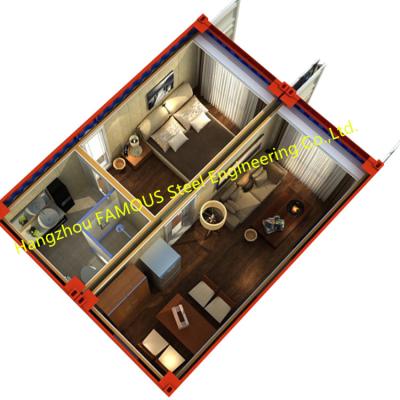 China 20ft Finely Decorated Modern Luxury Prefab Container House Complete Set Of Furniture for sale