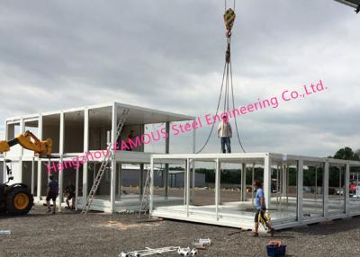 China Wind Resistant And Anti-seismic Modular Container Homes With Quick Frames Design for sale