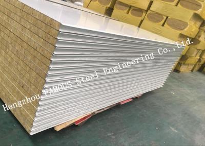 China Fst Construction Easy Installation Rock Wool Sandwich Panels Water Proof Wall Systems for sale