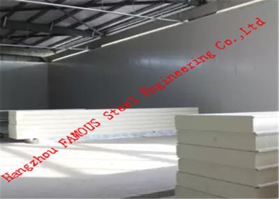 China Insulated Polyurethane Pu Sandwich Panel Wall For Cold Room for sale