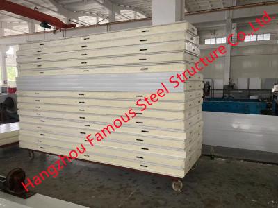 China Fireproof PIR sandwich insulation panel 50mm 75mm 100mm 120mm 150mm 200mm For cold room wall or roof for sale