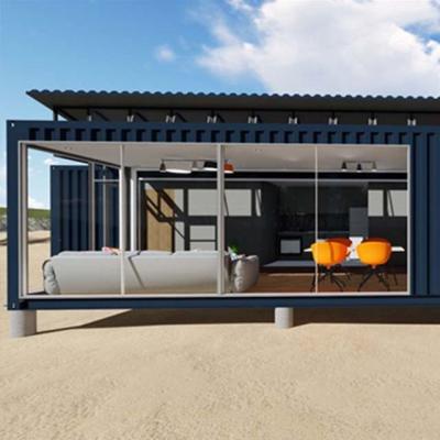 China Modular living folding shipping prefabricated foldable wooden house kit price low cost modern design expandable containe for sale