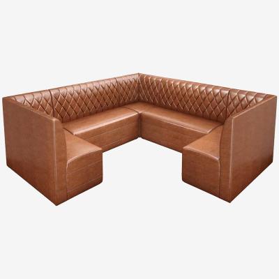 China Comfortable And Durable 2023 Customized Use Nightclub Restaurant Furniture Commercial Booth Sofa Seating for sale