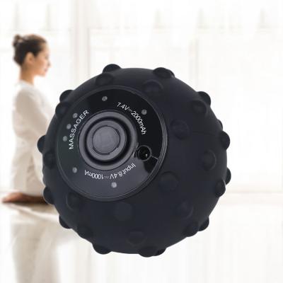 China Body Peanut Yoga Eva Massage Ball Vibrating Massage Ball Black for sale
