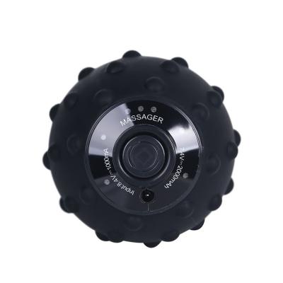 China Small Body Roller Eva Yoga Cork Rechargeable Cryo Massage Ball Vibrating Roller for sale