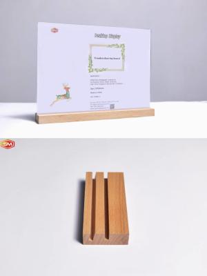 China 4x6 polegadas portador de cartão acrílico com duas ranhuras decorativo fotógrafos quadrados quadrados quadro à venda