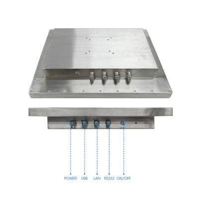Κίνα Πίνακας από ανοξείδωτο χάλυβα PC 1280*1024 Ανάλυση Προαιρετική WIFI και μνήμη 2G/4G/8G/16G για βιομηχανικές εφαρμογές προς πώληση