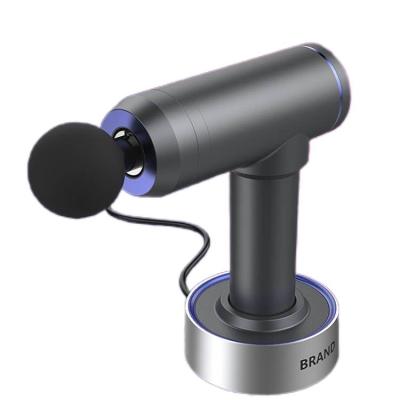 China ABS+Silica Gel 20 Speed Massage Gun With Led Screen Massage Vibration / Flash Muscle Massage Gun for sale