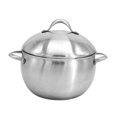 China Sustainable Manufactory 8Pcs Big Capacity Stainless Steel Cookware Set Hot Sale Mini Stainless Steel Pot For Cookware Set for sale