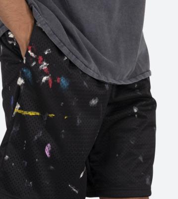 China QUICK DRY Painter Mesh Shorts are constructed with custom-knit mesh fabric in casual fitting shorts men for sale