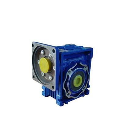 China Food RV Series Worm Gear Speed Reducers Motovario 90 Degree NMRV Gearboxes With Servo Motor Flange for sale