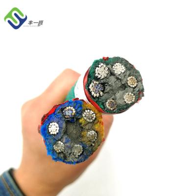 China UV Resistance 20mm 6 Yarn Playground Rope PP Combination Rope With Yarn Core for sale