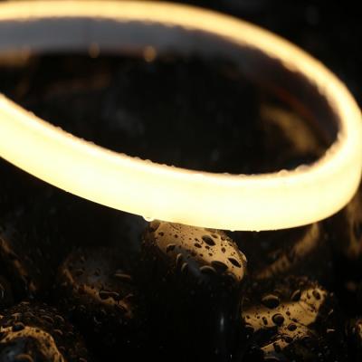 China IP67 Polyurethane Neon Strip 10mm X 10mm 3 side emitting Top Bend 5 Years Warranty for sale