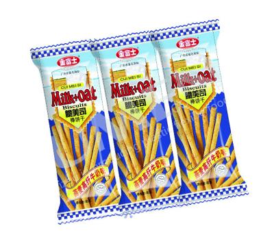 China Heat Sealed Cereal Bar Biscuit Packaging Bag Plastic Material for sale
