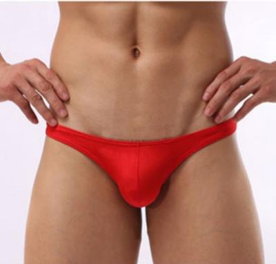 China Antibacterial Rise Nylon Stockings Men's Hot Sale Thong Bikini Underwear Sexy T-Back G-String for sale