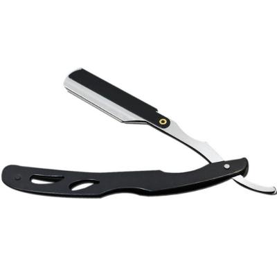 China Wholesale Stainless Steel Single Blade Barber Straight Shaving Razor For Men for sale
