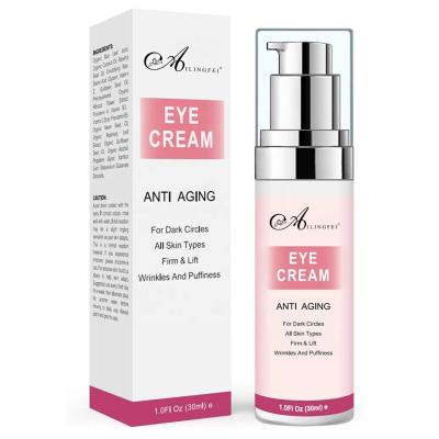 China Anti-Puffiness Private Label Natural Moisturizing Anti Aging Eye Cream For Eye Fine Lines, Dark Circles And Puffiness for sale
