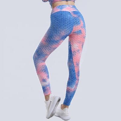 China Wholesale Breathable Large Size Sports Fitness Women High Waist Slim Running Yoga Leggings for sale