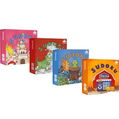China Wooden Magnetic Sudoku Number Fun Toddler Training Logic Kids Toys First Grade Board Games Paper Education for sale