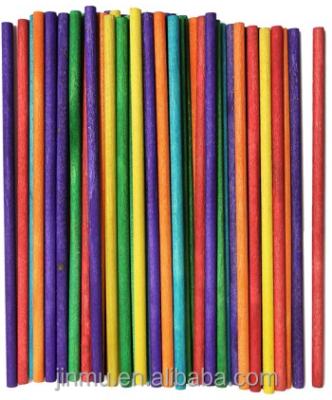China Birch/Chinese/poplar ash or as required colored wooden fingers, colored wooden rods for sale