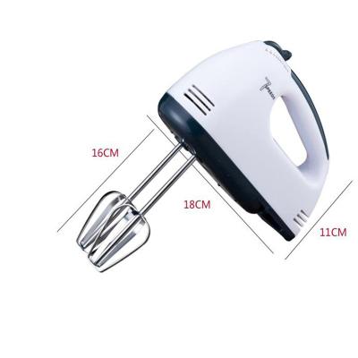 China Household Amazon Supplier 7 Speed Mini Manual Electric Hand Mixer Electric Food Egg Beater for sale