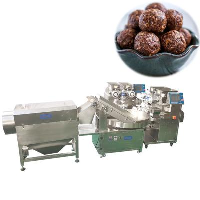 China High Speed Chocolate Truffles Brazilian Rum Balls Chocolate Balls/Oats Extruding Forming Machine With Rounder for sale