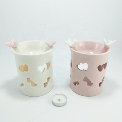 China Ceramic Candle Heater Oil Burner Candle Melt Holder Wax Heater Oil Burner For Wholesale for sale