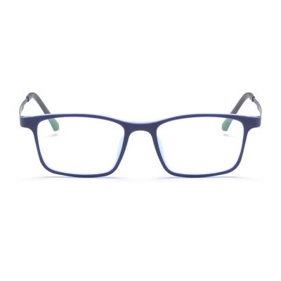 China For Men Eyewear High Quality Super Blue Light Fashion Anti Reading Glasses Light Glasses Titanium Rubber Titanium Men Glasses Frames Teenager Optical Frames for sale