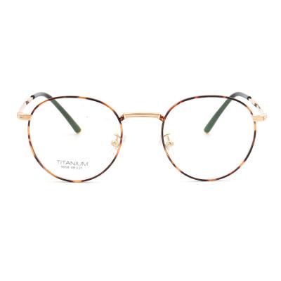 China For Reading Glass Fashion High Quality Computer Glasses Blue Lightweight Eyewear Anti Raw Pure Titanium Eyeglass Frames Optical Frames for sale