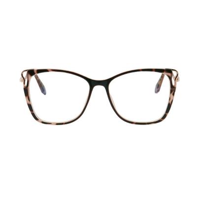 China For Reading Glasses High Quality Relaxation Blue Light Blocking Glasses Fashion Women TR90 Prescription Glasses Cat Eye Frames For Myopia for sale